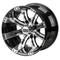 12" TEMPEST Wheels and Low Profile Tires Combo
