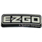 EZGO RXV Front Emblem / Name Plate - Black & Silver (Fits 2008+)