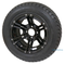 12" TERMINATOR BLACK Wheels and 215/50-12 ComfortRide DOT Tires