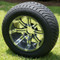 12" TEMPEST Gunmetal Wheels and StreetRide DOT Tires