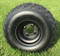 RHOX RXAL 18x8-8 All Terrain Golf Cart Tires on 8" Black Steel Golf Cart Wheels