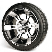 12" RUCKUS Golf Cart Wheels and 215/40-12 DOT Low Profile Tires