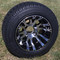 10" VENOM Machined Wheels and 205/50-10 Low Profile DOT Tires Combo