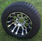 10" VENOM Machined Wheels and 205/50-10 Low Profile DOT Tires Combo