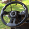 Yamaha 13" Aviator-5 Carbon Fiber Golf Cart Steering Wheel w/ Black Aluminum Spokes