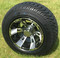 10" RUCKUS Machined Wheels and 205/50-10 Low Profile DOT Tires Combo