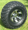 10" RUCKUS Machined Wheels and 22x10-10 DOT All Terrain Tires Combo
