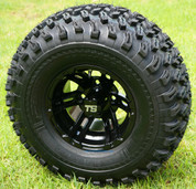 10" BULLDOG Black Aluminum Wheels and 22x11-10 All Terrain Tires