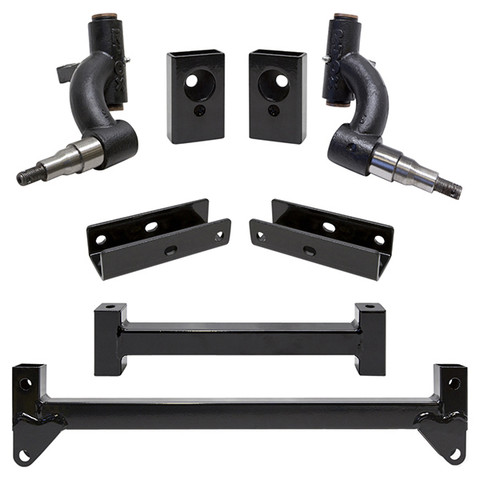 RHOX 3" Yamaha Drive-2 Drop Spindle Golf Cart Lift Kit (Fits GAS with EFI, Quiet Drive)