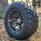 12" BLACKJACK Metallic Bronze Aluminum wheels and 23" STINGER All terrain tires combo