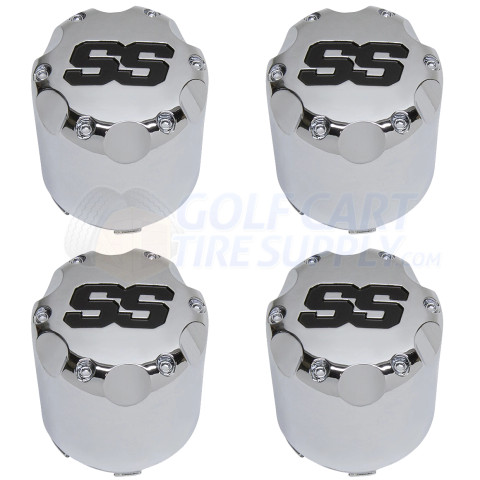 Chrome SS Snap In Center Cap 2.65" - Set of 4