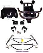 JAKES 4"- 8" Adjustable Heigh Long Travel Lift Kit for EZGO TXT ELECTRIC 1994-2001.5 (3-Bolt Steering Column, Electric)