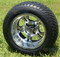 12" LIGHTSIDE Machined Wheels and 215/50-12 ComfortRide DOT Golf Cart Tires