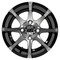 12" BANSHEE Black/ Machined Aluminum Wheels - Set of 4