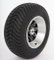 12" STI HD4 Machined/ Black Wheels and 23" DOT Street Tires - Set of 4