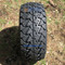 14" DOMINATOR Matte Black Wheels and 22x10-14" TRAIL FOX DOT All Terrain Tires Combo - Set of 4
