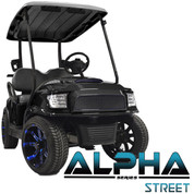 Club Car Precedent MadJax ALPHA Street Front Cowl w/ Fascia & Headlights - BLACK
