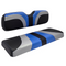 Reddot BLADE Three Tone Front Seat Covers in Blue/Black Carbon/Silver