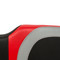 Reddot BLADE Three Tone Front Seat Covers in Red/Black Carbon/Silver