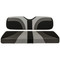 Reddot BLADE Three Tone Front Seat Covers in Gray/Black Carbon/Charcoal