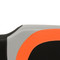 Reddot BLADE Front Golf Cart Seat Covers in Lime Orange/ Black Carbon Fiber/ Gray