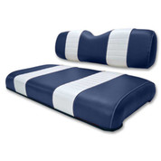 Club Car DS Navy / White Seat Cushion Set (Fits 2000.5-Up)