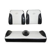 Club Car DS Black/White Suite Seats (Fits 2000-Up)