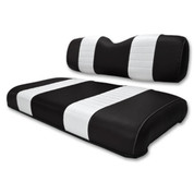 EZGO Electric Marathon Black / White Seat Cushion Set (Fits 1988-1994)