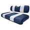 EZGO Medalist / TXT Navy and White Seat Cushion Set (Fits 1994-2013)