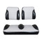 EZGO TXT Black/Silver Suite Seats (Fits 1994.5-2013)