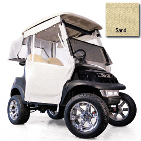 Club Car DS Sand 3-Sided Track Style Enclosure (Fits 2000-Up)