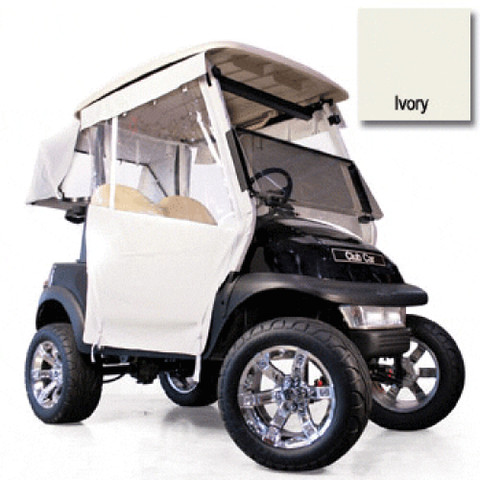Club Car Precedent Ivory 3-Sided Track Style Enclosure (Fits 2004-Up)