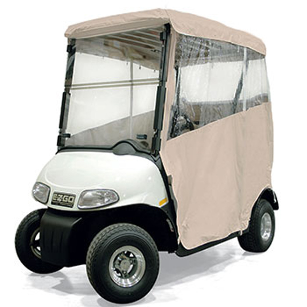 EZGO RXV Sand 3Sided OvertheTop Enclosure W/New Style Top (Fits 2008