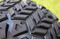 12" GT Gloss Black Aluminum Golf Cart Wheels and 20x10-12 DOT All Terrain Golf Cart Tires Combo - Set of 4