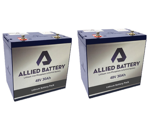 EZGO RXV Lithium Golf Cart Batteries - Drop in Ready (48-Volt)