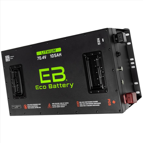 ECO BATTERY 72-Volt Lithium Golf Cart Batteries BIG BOX - Drop in Ready (Fits ALL Carts!)