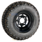 10" BLACK Steel Wheels and Excel Sahara Classic 20x10-10" DOT All Terrain Tires Combo