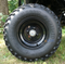 10" BLACK Solid Steel Wheels and Excel Sahara Classic 22x11-10" DOT All Terrain Tires Combo