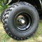 10" BLACK Solid Steel Wheels and Excel Sahara Classic 22x11-10" DOT All Terrain Tires Combo