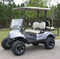12" BARRACUDA Wheels and 23" Street Fox Radial Golf Cart Tires Combo (Set of 4)