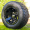 10" ATLAS Black Wheels and 205/50-10 Low Profile DOT Tires Combo