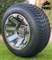 10" ATLAS Gunmetal Wheels and 205/50-10 Low Profile DOT Tires Combo
