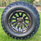 12" MAVERICK Metallic Bronze Wheels and 23" All Terrain Tires Combo - Set of 4