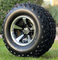 10" BULLITT Machined/ Blk Wheels and 22x11-10" All Terrain Tires Combo