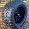 14" VENOM Gloss Black Wheels and 23x10.50-14 STINGER DOT All Terrain Tires Combo - Set of 4