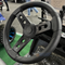 Lugana Yamaha Golf Cart Steering Wheel in Black w/ Carbon Fiber (Fits all Years)