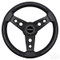 Lugana EZGO Steering Wheel in Black w/ Carbon Fiber (Fits all Years)