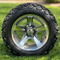 12" BULLITT Gunmetal Wheels and 20x10-12" DOT All Terrain Tires Combo - Set of 4