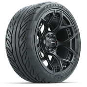 15" MadJax Evolution Wheels and GTW Fusion 215/40-R15 Tires - BLACK