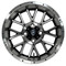 14" SPARTAN Machined Aluminum Wheels and 23x10-14 DOT All Terrain Tires Combo